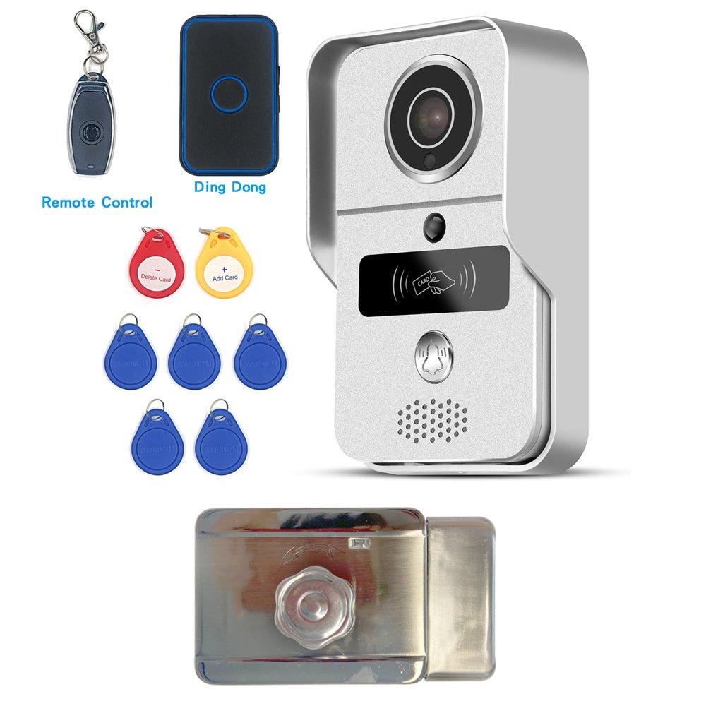 1080P Tuya Smart Video Doorbell Wifi Wireless Video Intercom For Home Security Protection Google Home Apartment Tuya Door Bell - Zhongshan Anjielo Smart Technology Co., Ltd