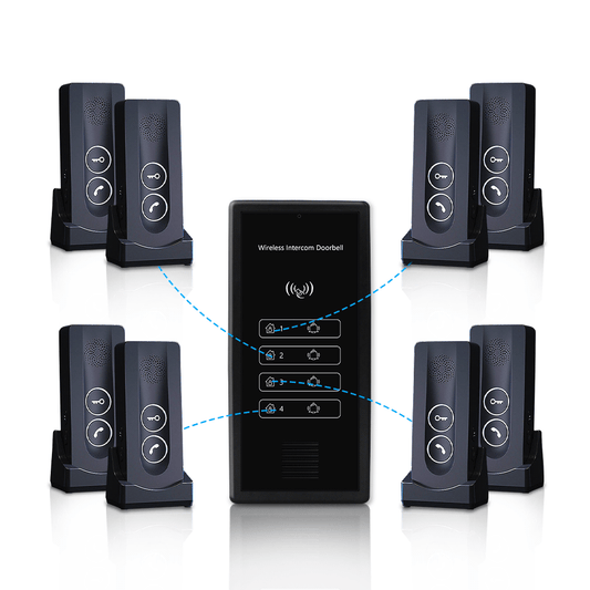 Anjielo Built-in Wireless Signal Two-way Intercom Wireless Unlocking Type-c Interface up to 500 meters strong penetration