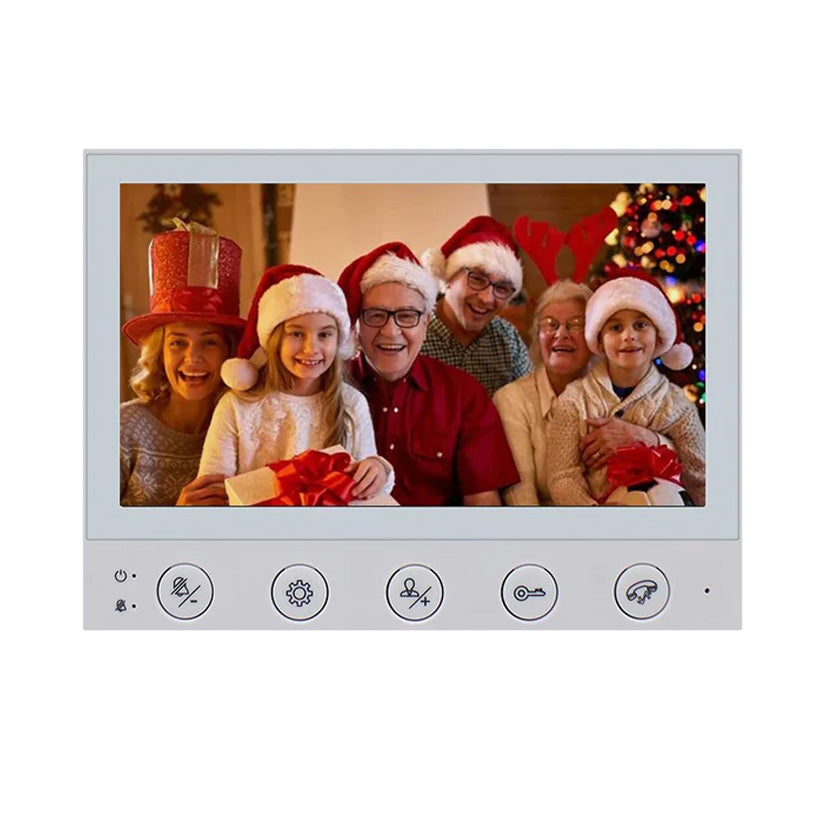 Anjielo 7Inch HD Video Intercom Camera Doorbell with Motion Detection Night Vision Security 1200tvl With DND Mode For Home