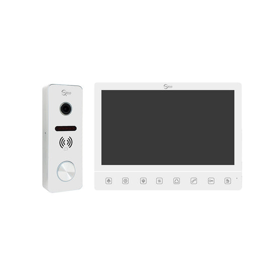 TUYA Video Intercom System 10 Inch WiFi Touch Button Monitor 1080P Doorbell Camera Support ID Card Video Camera For Home Villa Apartment