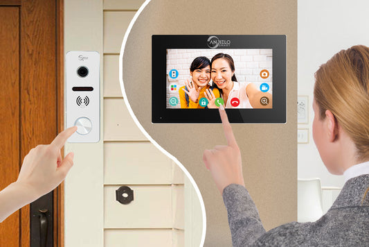 Tuya 7 10 Inch Video Wifi Intercom Tuya Smart Home video doorbell System 1080P Wide View Angle Wired Doorbell Camera Full Touch Monitor