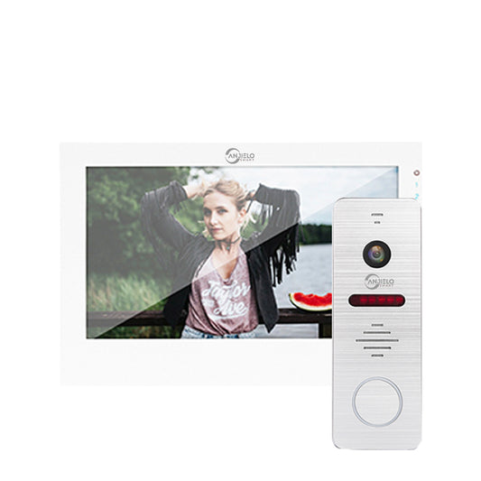 Tuya 7 Inches Video Doorbell Touch Screen Smart Home Video Intercom System WiFi Entry Access with 1080P Doorbell Camera For Home Villa