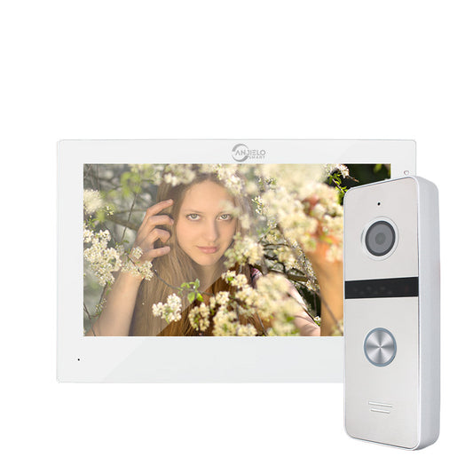 Latest 1080P Wide View Angle doorbell with 7 lnch Screen Touch Monitor with Night Vision Video Doorphone System Support Tuya For Home