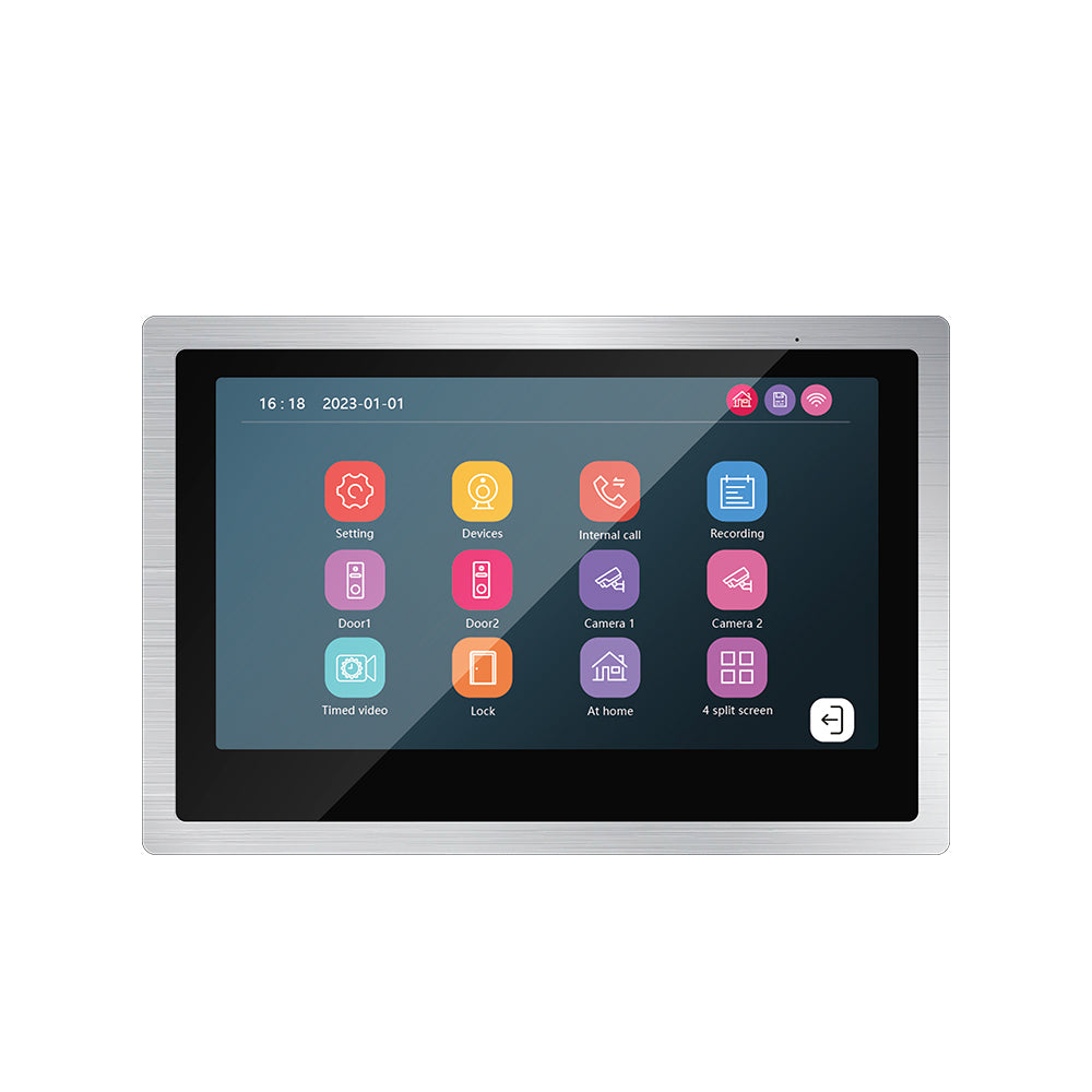 Anjielo Smart iDVR 15.6 inch Touch Screen Monitor with Motion detection For Video Intercom System