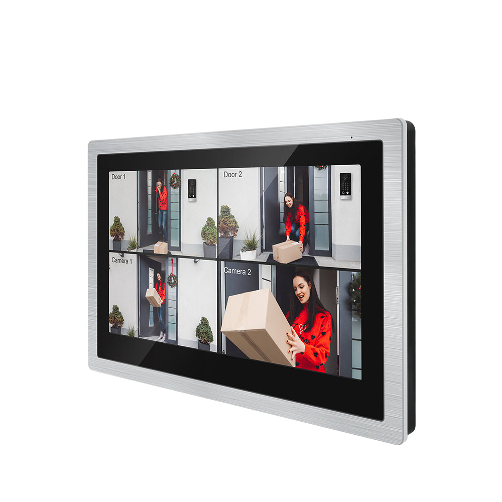 Anjielo Smart iDVR 10 inch Touch Screen Monitor with Motion detection For Video Intercom System