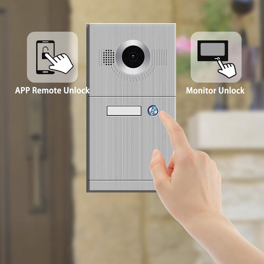 Anjielosmart 10" WIFI Video Intercom For Home Video Doorbell Interphone Camera 1080P Tuya Video Intercom System For Apartment Villa