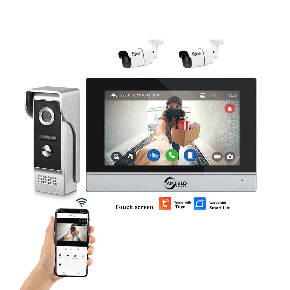 Tuya Smart 1080P WiFi Video Intercom Doorbell System