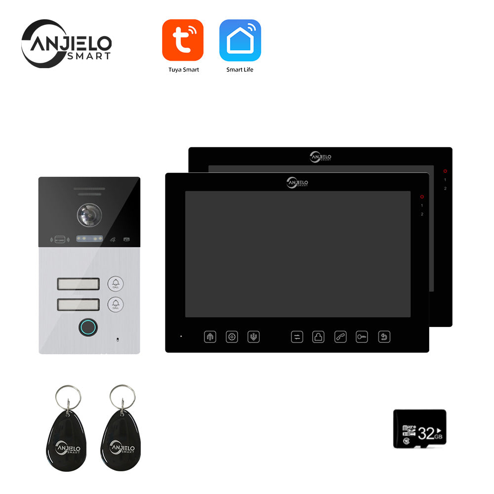 7" WIFI Video Intercom For Apartment 1080P Video Doorphone Call 1/2/3 Floor WIFI Door Bell Tuya Video Intercom For Home