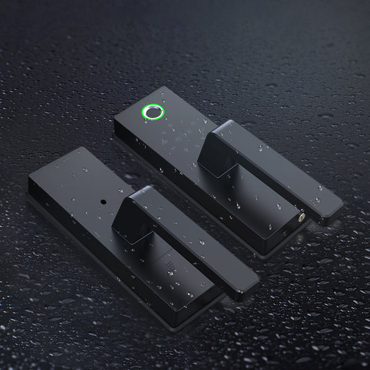 AnjieloSmart Intelligent Tuya App Rfid Pin Electronic Smart biometric fingerprint glass Smart door lock for office