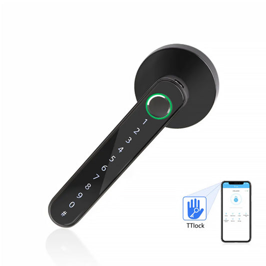 AnjieloSmart High Quality TTLOCK APP Smart Electronic Lock For Indoors Smart Door Lock Fingerprint Intelligent lock