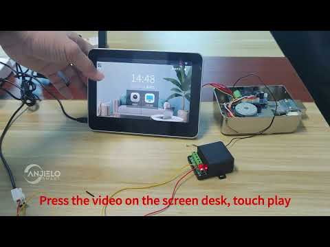 ANJIELOSMART TUYA wifi halow Video Intercom System Wire Free Doorbell Camera with 7" Touch Screen Monitor, 1080P HD Door Phone Kits