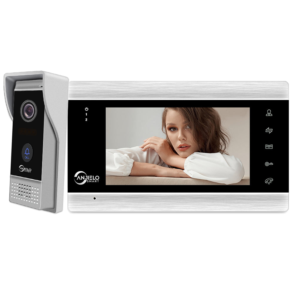 Tuya Video Intercom System private house 7 Inch Monitor Video Doorbell with  Camera 1080P Video Portero Wifi Con Apertura Puerta