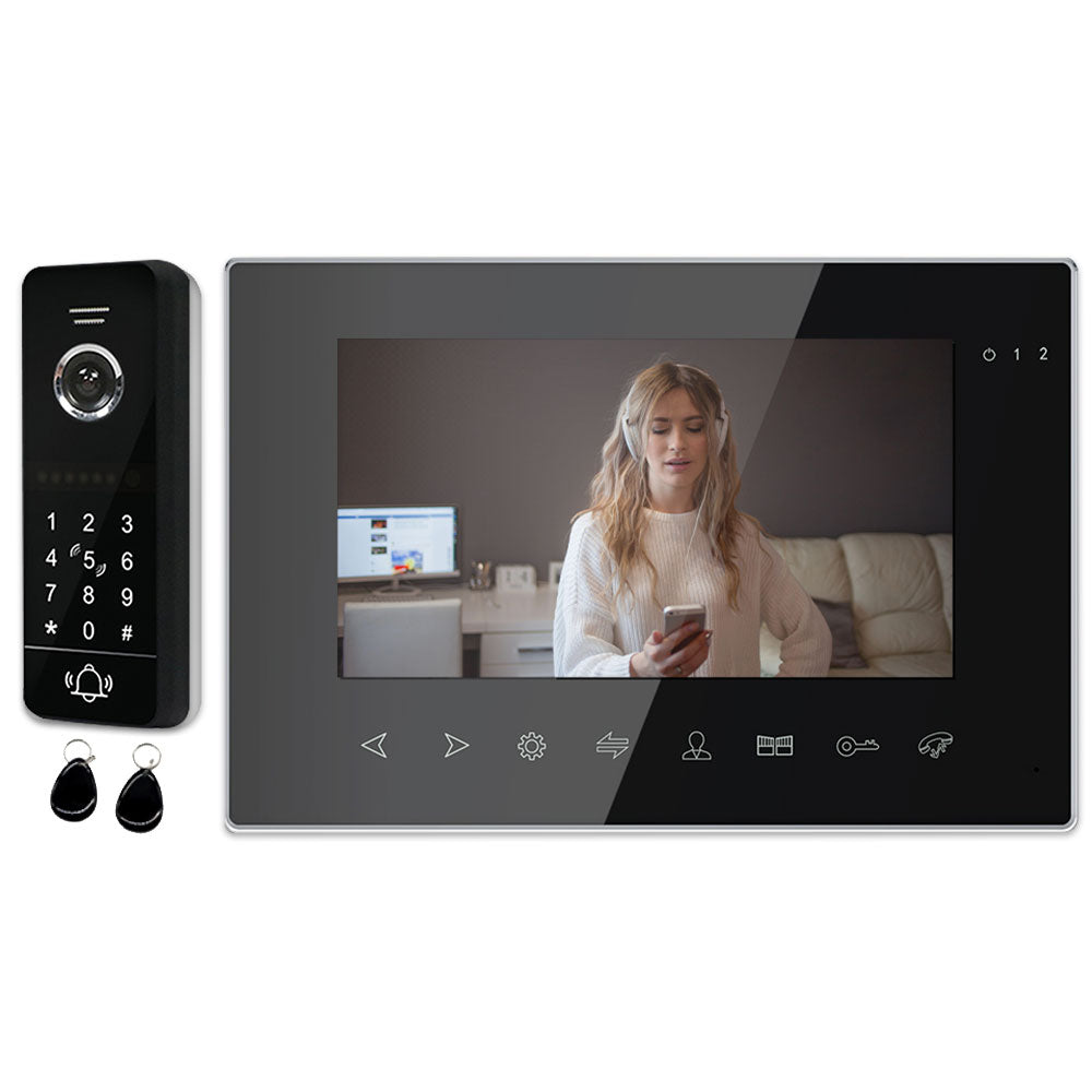 Tuya Smart Wifi 7 inch  Video Intercom System Smart Video Door Phone FHD 1080P Screen Support Password Unlock