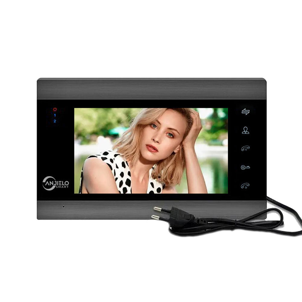 AnjieloSmart inch Indoor Monitor Video Door Phone Doorbell