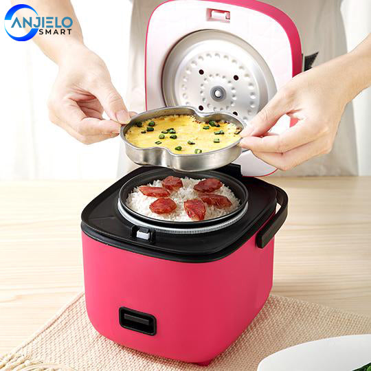 Rice Cooker 1.3 QT One Touch Operation Perfect for Cooking Rice Meat N