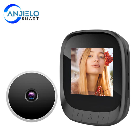 2.4" LCD Screen Electronic Door Viewer Bell IR Night Door Peephole Camera Photo Recording Digital Door Camera Smart Viewer