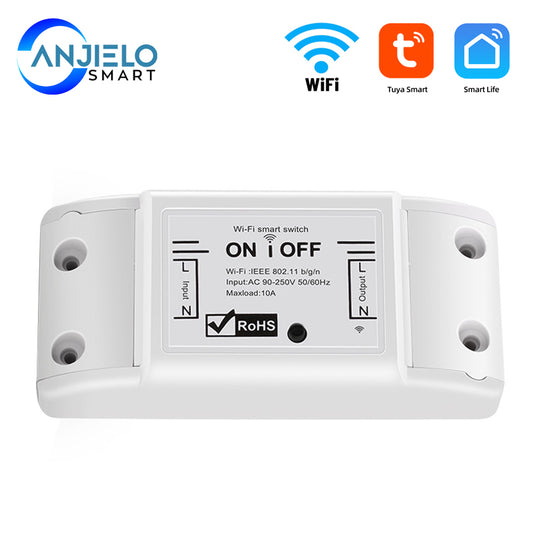 2400W Wifi Smart Circuit Breaker Light Switch Universal Breaker DC Breaker Remote Control Tuya Alexa Google Assistant