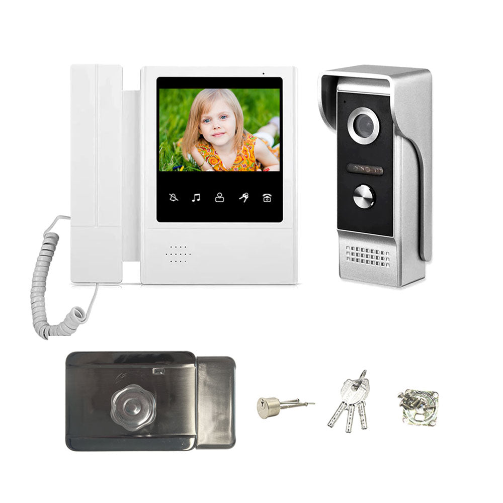 Wired video door store phone