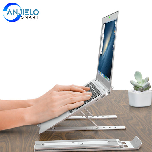 AnjieloSmart Adjustable Folding Tablet Bracket Mount Stand Holder Portable for Laptop iPad