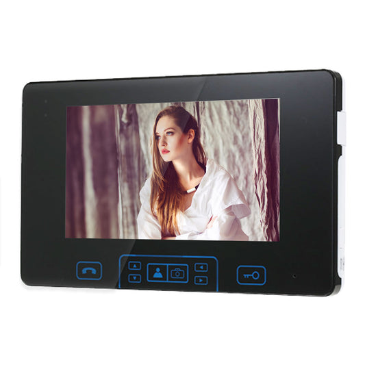 Home 2.4GHz Wireless 7 Inch Touch Key Visual Access Control System Video Door Control Phone Intercom Unlock Home Security