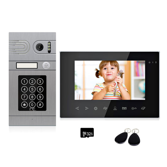 7 Inch Tuya Smart Mobile App Wifi Home Intercom System Video Door Phone 1080P/FHD Screen Support Electric Locks Remote Control
