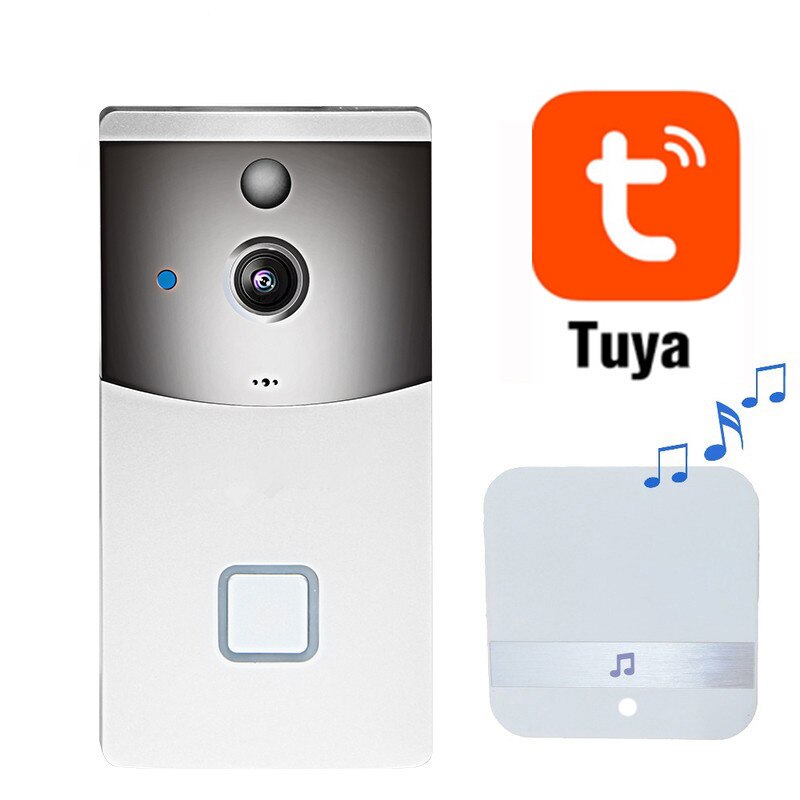 Anjielosmart Wireless Video Doorbell Camera with Motion Detection, 2-Way Audio, Night Vision, Weather Resistant with Tuya APP