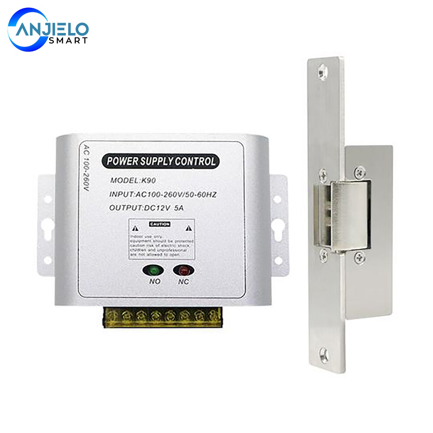 smart door lock Door Access System for Home Gate Electric Power Supply Control Miniature Power/Electric Lock Power/Access Control System