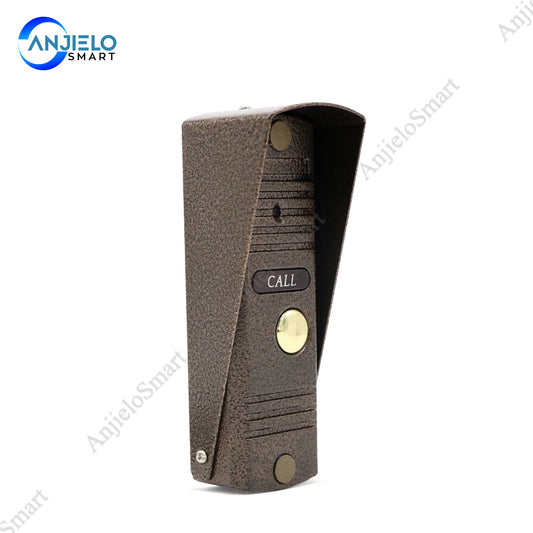 Anjielo Doorbell Intercom Home Security IR Night Vision Outdoor Call Panel Wide Angle Lens