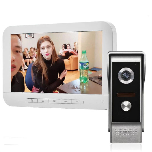 AnjieloSmart New Wired Video Doorbell with 7 Inch Camera Doorphone for Villa Home Security(V70M-M4)
