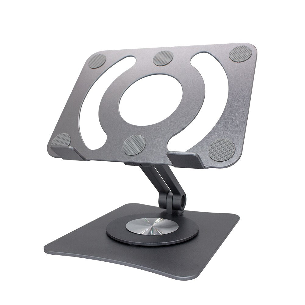 Tablet Stand 360° Adjustable Aluminum Alloy Notebook Laptop Stand Desktops Holder Portable Fold Holder Cooling Bracket Support
