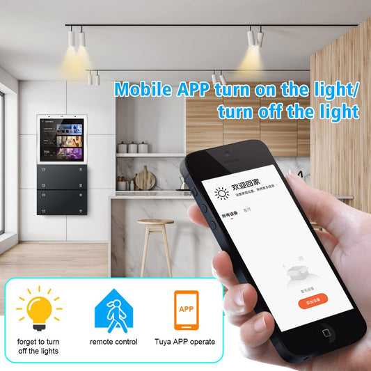 Tuya 4-Inc Smart Home Control Panel LCD Touch WIFI all tuya Central Controller Switch House Homekit Domotica Remote Home Automation