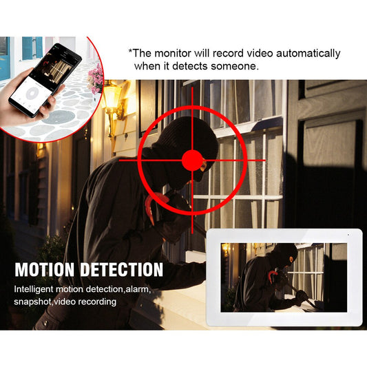 Tuya 7-inch1080P Video Intercom Video Door Bell Camera Wifi Doorphone Doorbell Portero Night Vision Wide Angle for Home Security