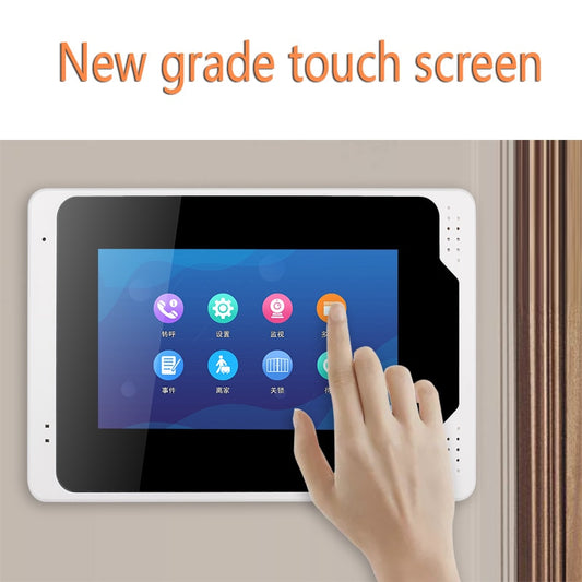 Tuya APP Control 7 Inch Monitor Wifi Wireless Video Door Phone Doorbell Intercom Fingerprint Password IR Camera KIT
