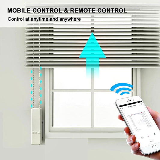 Tuya Curtain Robot for U Rail/Rod Curtain Motor Electric Google Bluetooth Control Alexa Curtain Robot Phone remotely control