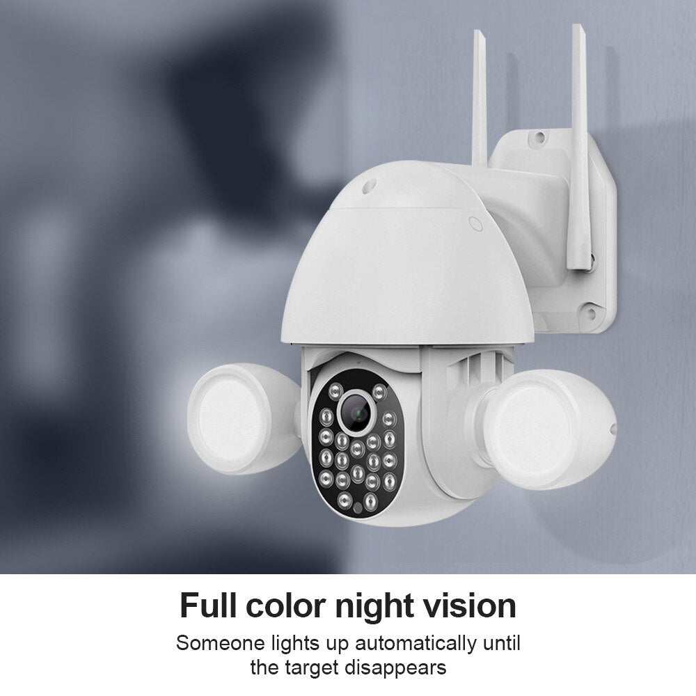 Tuya Smart Camera Security Surveillance Wifi 3MP HD Camera With Night Vision Automatic Track Waterproof for Home Office