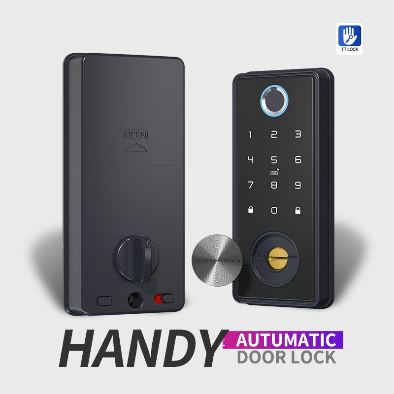 smart door lock Tuya Smart Fingerprint Electronic Deadbolt Door Lock with Keypad-Bluetooth Keyless Entry Keypad Smart Deadbolt App Control