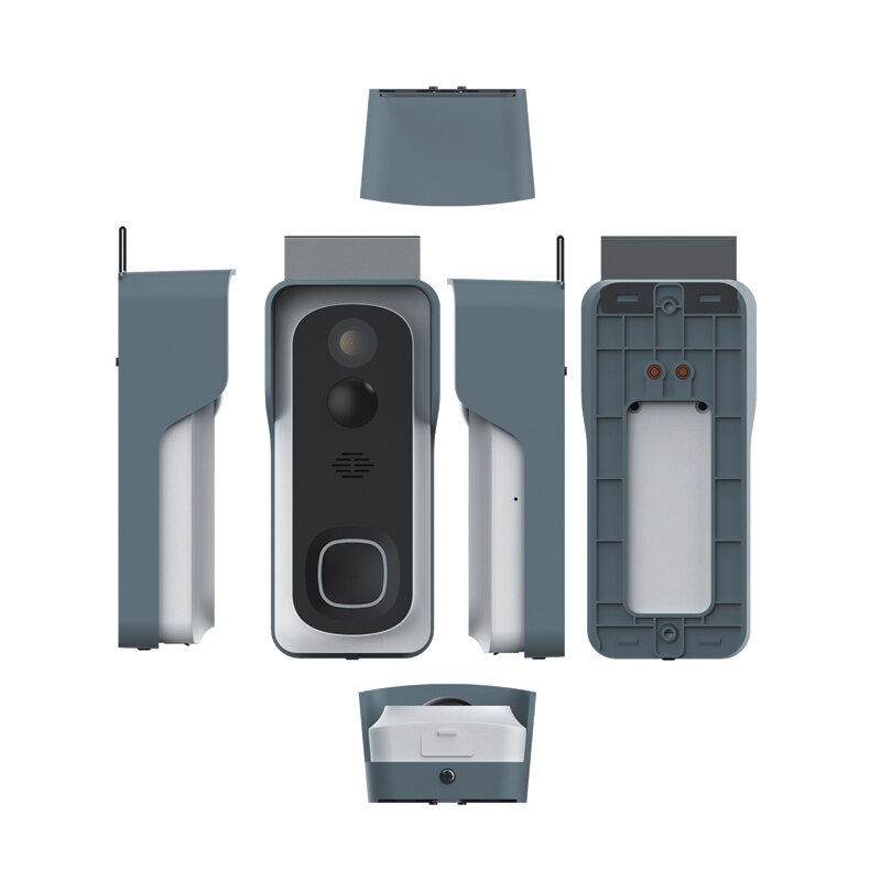 Tuya WiFi Wireless HD 1080P Smart Video Doorbell with Battery Compatible with Google & Alexa Waterproof doorbell Home Security