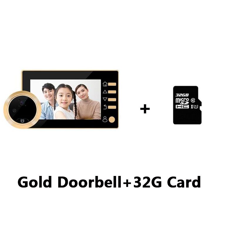 Video Peephole Doorbell Viewer 4.3 Inch Door Camera LCD Digital Electronic Door Viewer Night Vision Support Motion Detection