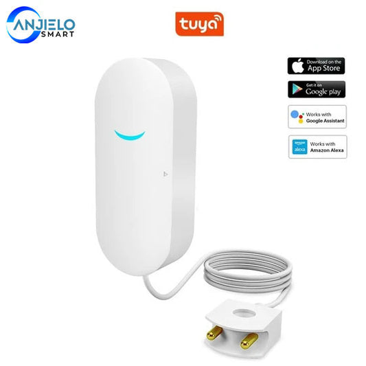 Smart Home Water Leak Detector Wireless Leak Sensor Flood Alarm Tuya APP Alert