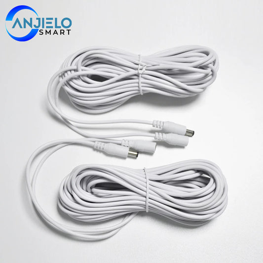 DC12V Power Extension Cable 2.1*5.5mm Connector Male To Female For CCTV Security Camera