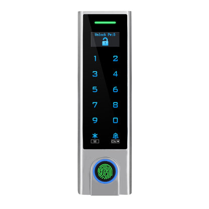 Tuya WiFi Access Control Keypad with Fingerprint, Mifare RFID Card & IP66 Metal Case – 10,000 Users Keyless Door Entry System