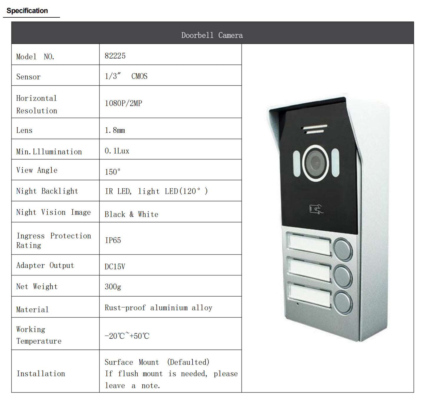 ANJIELOSMART 2 Wired Video Phone Video Intercom Doorbell 1080P Tuya 7 Inch Touch Monitor support Dahua and Hikvision  IP camera