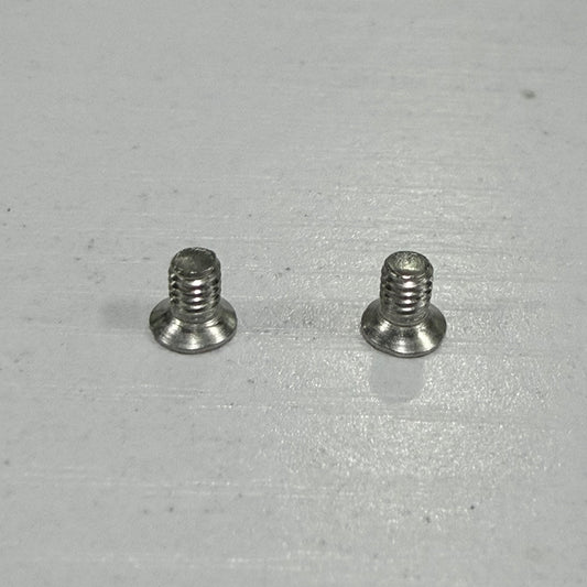 Anjielo Doorbell Screw KM2.5X4MM flat head machine screws, silver, stainless steel