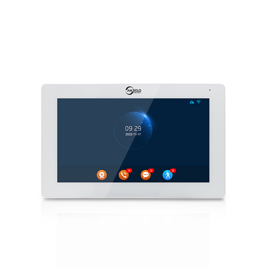 Anjielo 2-Wire Door Entry Video Intercom System - 1080P 7/10 inch monitor 2-Way Audio Easy Installation for Household