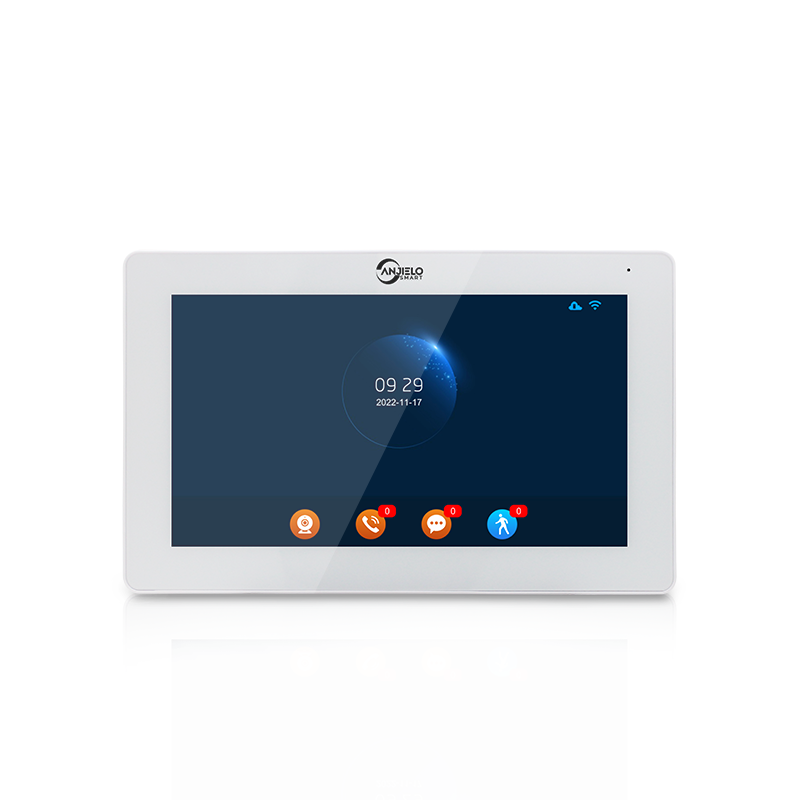 Anjielo 2-Wire Door Entry Video Intercom System - 1080P 7/10 inch monitor 2-Way Audio Easy Installation for Household
