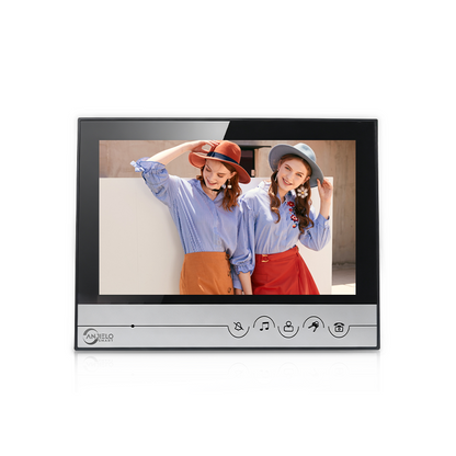 Anjielo Single 9 Inch Tuya WIfi Video intercom System Video Monitor with Infrared Night Vision for Multi-Apartment