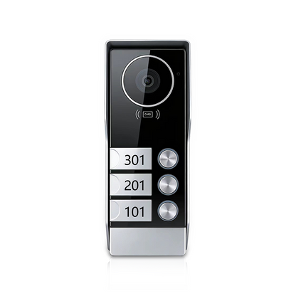 ANJIELO 2 Wire 1080P Video Intercom System with Wide Angle Waterproof IP65 Single Doorbell for Multi-apartment