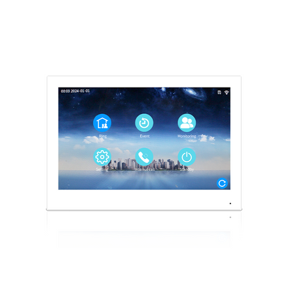 ANJIELO Smart Newest 1080P Waterproof Video 7/10 Single Monitor with Motion Detection IP Video Intercom System for Multi-Apartment