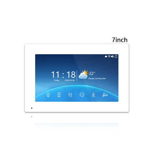 ANJIELO Smart Video intercom Video Single 7/10 Inch Monitor with Photo Frame Motion Detection need to Use With 64218/64202/64206/64206IC Doorbell