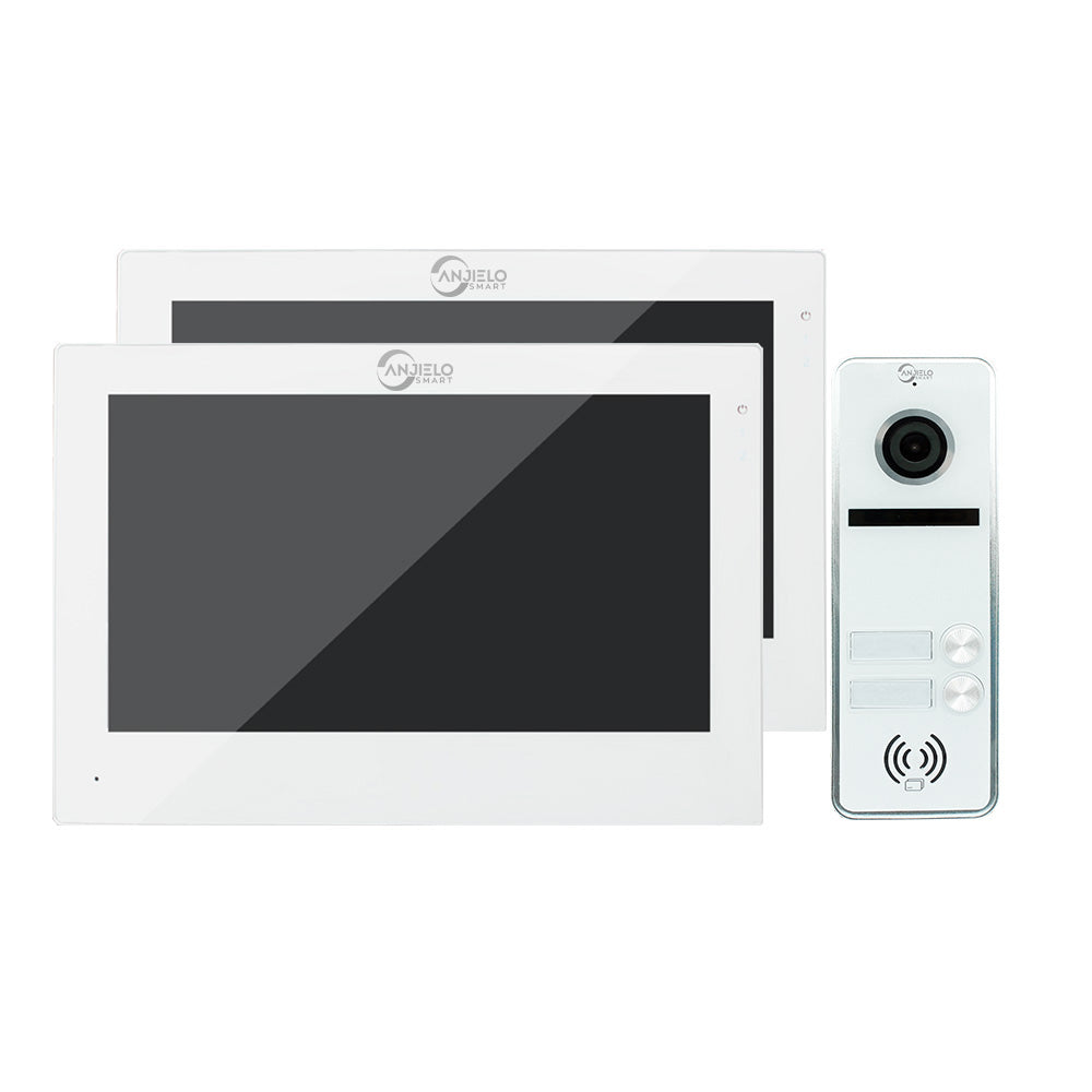 Anjielo Smart Touch Monitor Interphone vidéo 7 pouces 2 portes ou 3 portes pour appartement